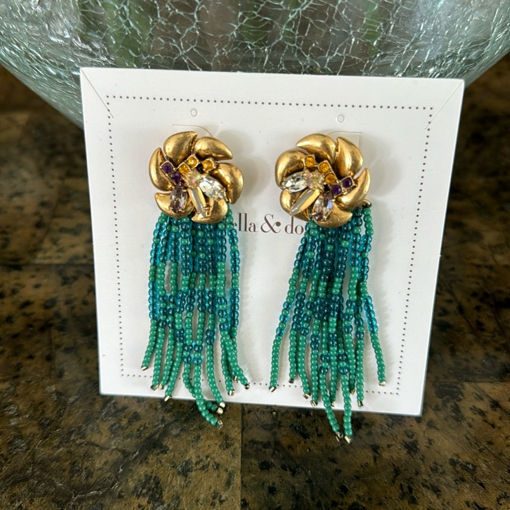 Lillian Fringe Statement Earrings